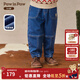 PawinPaw卡通小熊童裝25年秋冬新款男寶寶休閑牛仔褲寬松舒適 Indigo牛仔藍色/55 120