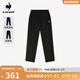 樂(lè )卡克（Le coq sportif）法國公雞2025年秋冬新品男款針織長(cháng)褲 炫黑色 L