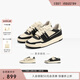 FOOT INDUSTRY 足下工業(yè)「品牌經(jīng)典」90s滑板鞋運動(dòng)休閑復古訓練板鞋男女百搭 黑色/米白 44