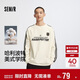 森馬（Semir）[商場(chǎng)同款]哈利波特聯(lián)名長(cháng)袖T恤男美式學(xué)院25秋純棉101525101101