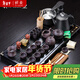 祥業(yè)紫砂茶具整套裝泡茶器全套茶盤(pán)帶燒水壺一體實(shí)木茶臺汝窯茶壺高檔 馬到成功茶盤(pán)+紫砂茶具+電器 以款式第一張主圖為準