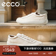 愛(ài)步（ECCO）德訓鞋男 休閑鞋男士板鞋復古牛皮男鞋 柔酷零點(diǎn)537764 HL 白色53776401007 42