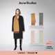 Acne Studios【禮物】流蘇羊毛窄款圍巾披肩兩用 深駝色 均碼