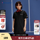 Champion冠軍連衣裙2024春夏新款簡(jiǎn)約純色刺繡圓領(lǐng)短袖T恤裙女士 黑色 M