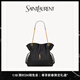 YSL圣羅蘭 女士JAMIE SHOPPING小號羊皮革托特包 黑色 U