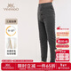 英氏（YEEHOO）【羊毛三層加厚】夾棉校服神器冬季男女童兒童保暖褲子中大童棉褲