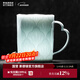 景德鎮官方創(chuàng  )意陶瓷馬克杯影青雕刻水杯高溫白瓷家用咖啡杯高檔生日禮物 影青雕刻美式咖啡杯