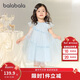 巴拉巴拉女童裙子兒童連衣裙2025夏裝中大童公主洋氣網(wǎng)紗裙子208225111028