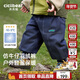 齊齊熊【仿牛仔羽絨褲】齊齊熊兒童羽絨褲男童冬季外穿女童寶寶保暖褲子
