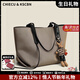 Chiecu Kscbn 輕奢包包女款托特包單肩包大容量新年情人節生日禮物 杏色【送老婆送女友送媽媽】