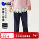 迷你巴拉（minibala）【內里加絨】女童寶寶打底褲冬季親膚保暖仿牛仔褲子