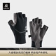 KAILAS男款半指徒步手套 KM2554102 玄青黑 L