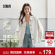 森馬（Semir）牛仔外套女中長(cháng)款落肩寬松夾克2025春秋棉質(zhì)通勤109125108014