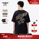 BOY LONDON【黑粉風(fēng)暴】短袖男女同款翅膀夏季黑色潮牌T恤N01911 黑印金N01911 經(jīng)典升級 XL
