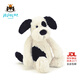 Jellycat【老朋友回歸限量3件】拉弗荻小狗海盜狗黑白小狗毛絨玩偶娃娃 拉弗荻小狗 Medium