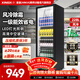 星星展示柜冷藏保鮮柜 立式商用冰箱飲料冷柜啤酒柜 超市冰柜冷飲陳列柜單門(mén)大容量 【風(fēng)冷除霜】228升丨1級能效帶燈光235H