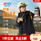 特步（XTEP）兒童童裝男童冬季搖粒絨外套防風(fēng)保暖風(fēng)衣 純正黑 160cm