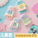蝶思蔓初音未來(lái)兒童半指手套女童翻蓋式冬季保暖加厚可愛(ài)學(xué)生寫(xiě)字高顏值 粉色1雙（冬季手套72506）