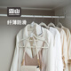 霜山超薄衣架無(wú)痕晾衣架陽(yáng)臺曬衣服架子衣柜衣?lián)螔旒芊侵步q浸塑衣架 【承重3kg】巧克力色5支-長(cháng)41.5*高20cm