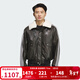 阿迪達斯（adidas）Originals三葉草棉服男裝2025秋冬新款保暖機車(chē)風(fēng)運動(dòng)可拆卸翻領(lǐng) KF3691 S