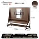 ISOMARINE德國品牌實(shí)木可移動(dòng)電視柜客廳家用小戶(hù)型簡(jiǎn)約落地儲物電視機支架 胡桃色【邊框款】適配60-75寸 【免費上門(mén)安裝-帶公牛插座】