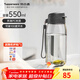 特百惠（Tupperware）樂(lè )趣550ml男女學(xué)生大容量運動(dòng)可愛(ài)便攜夏季塑料水壺水杯子 都市灰550ml1個(gè)