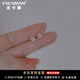 法卡曼（FACAMAN）迷你花朵耳釘925銀釘適合養耳洞精致小巧耳骨三八節女神禮物 花朵耳釘
