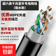 千兆室外超六類(lèi)5類(lèi)防水防曬耐磨抗拉六類(lèi)家用POE監控網(wǎng)線(xiàn)超五類(lèi)6類(lèi)無(wú)氧銅8芯雙絞網(wǎng)絡(luò )線(xiàn)戶(hù)外專(zhuān)用 黑色室外超六類(lèi)無(wú)氧銅 300米【送20個(gè)水晶頭】