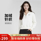耐克NIKE女子運動(dòng)服 冬季拉鏈加絨針織衛衣 暢享舒適DQ5768-133帆白XL