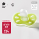 babycare安撫奶嘴 嬰兒用品超軟硅膠6月+新生兒安慰奶嘴 奇異果綠L碼