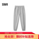 森馬（Semir）休閑褲女冬季發(fā)熱抑菌抓絨純色束腳長(cháng)褲保暖百搭女生101724127013