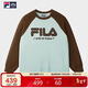 FILA FUSION斐樂(lè )潮牌情侶款針織長(cháng)袖衫2025冬季純棉插肩袖長(cháng)T