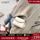 viney牛皮斜挎包包女包洋氣小方包輕奢單肩生日新年禮物送女友老婆 【米白】新年送女生高檔實(shí)用小眾品牌小包