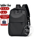 Walker Shop【2026年新款】雙肩包男簡(jiǎn)約商務(wù)旅行電腦背包大容量書(shū)包男 黑色【禮盒裝/京倉極速發(fā)貨/次日達】 寬30*厚16*高45cm