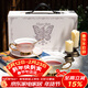 巢里咖啡杯套裝鎏金云紋骨瓷輕奢禮盒新婚對杯早餐下午茶杯碟家居館用