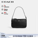 蔻馳（COACH）【品牌直供】女士小號手提手拿包腋下包麻將包黑色CN382