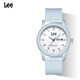 Lee學(xué)生手表日歷青少年初高中生專(zhuān)用機械考試表靜音指針女生U553藍