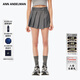 ANN ANDELMAN【趙今麥同款】不規則打褶西裝裙短裙百褶a字半身裙 深灰色 XS