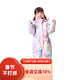 牧途雪（MUTUSNOW） 寶寶兒童連體滑雪服防水防風(fēng)保暖滑雪衣褲東北裝備 兒童連體花色 兒童連體粉水彩 L (130)