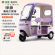 綠源電動(dòng)三輪車(chē)語(yǔ)音操控藍牙音響帶棚老年電動(dòng)代步車(chē)家用接送孩子電車(chē) 艷麗紫/800W動(dòng)力電機/ARB防溜車(chē)系統 配60V20A天能鉛酸【送雨簾+安裝服務(wù)】
