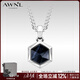 AWNL【高卿塵同款】維京勇者之盾項鏈男吊墜飾品送男友新年禮物 【品牌禮盒】鷹眼石項鏈 鈦鋼鏈55CM