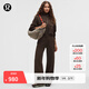 lululemon丨Scuba?女士中腰闊腿運動(dòng)褲?*常規款*拉絨 LW5GV7S 胡桃棕 M