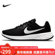 耐克NIKE跑步鞋男緩震透氣REVOLUTION 6運動(dòng)鞋DC3728-003黑白43