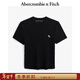 Abercrombie & Fitch【多色圓領(lǐng)T】經(jīng)典小麋鹿圖案女裝25夏季美式短袖T恤139-5272 黑色 S (165/88A)