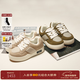 ARTICLE NO.沙礫復古漢堡鞋休閑鞋厚底增高板鞋松糕休閑鞋25新品 沙礫色 39