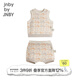 jnby by JNBY【套裝】江南布衣嬰童秋針織背心短褲舒適男女童嬰兒YN8H20920 080雜米灰 100 cm