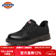 Dickies男士休閑鞋工裝商務(wù)皮鞋男休閑復古英倫工裝鞋 黑色  41 