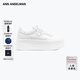 ANN ANDELMAN【趙雅芝同款】Arcade Blanc厚底小白鞋皮質(zhì)增高鞋 白色 （跟高5~6cm） 36