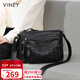 viney包包女包牛皮斜挎媽媽包中老年輕奢單肩包生日禮物品牌送女友老婆
