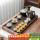 原和整套茶具套裝家用實(shí)木茶盤(pán)功夫泡茶臺全自動(dòng)底部上水一體仿石托盤(pán)